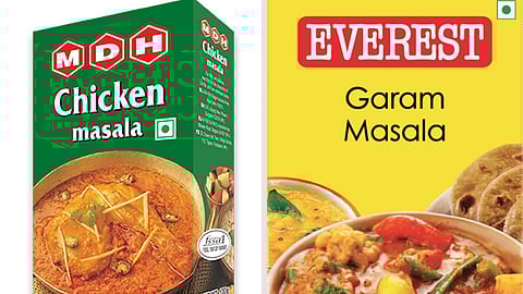 Hong Kong's food safety watchdog has banned four spice products from popular Indian brands