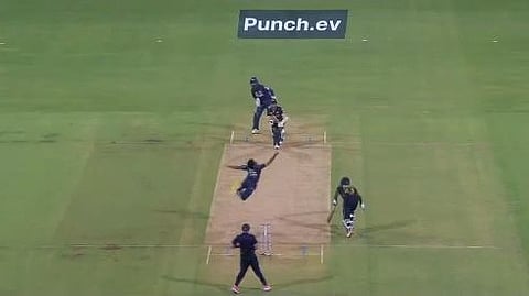 Ravi Bishnoi's one-handed screamer during LSG vs GT