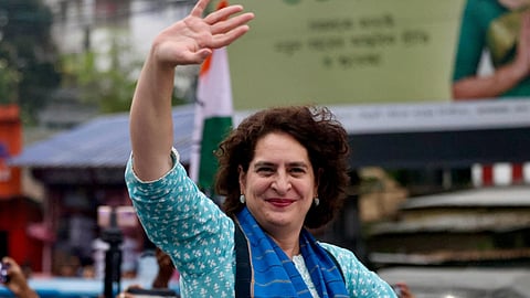 Priyanka Gandhi in Kerala today