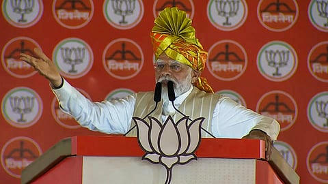PM Modi says NDA leading