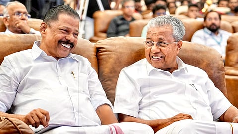Mv Govindan and Pinarayi Vijayan