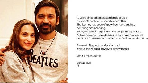 AISWARYA AND DHANUSH