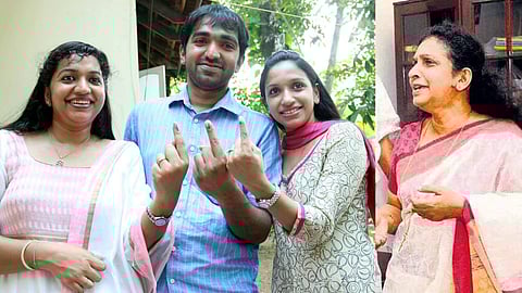 മറിയാമ്മ ഉമ്മനും മക്കളും  