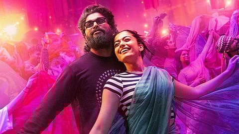 Allu Arjun and Rashmika Mandanna in Pushpa 2