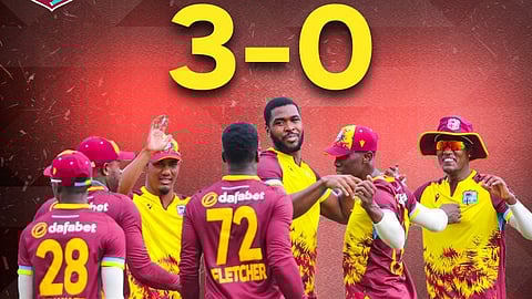 West Indies series sweep