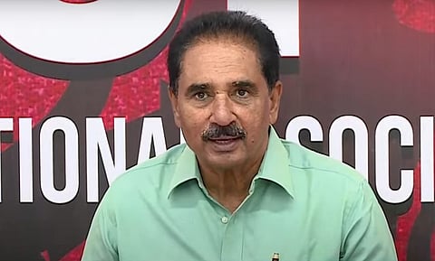 NK Premachandran reacts to the solar strike