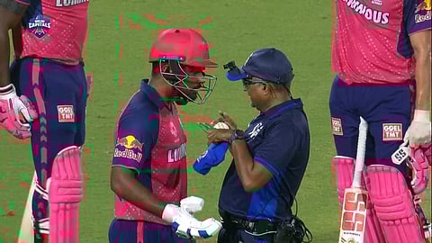 sanju Samson fined 30 per cent match fees for breaching IPL Code of Conduct 
