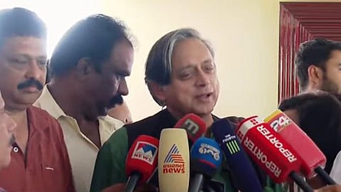 Arres in gold smuggling Shashi Tharoor says Sivakumar is former staff member