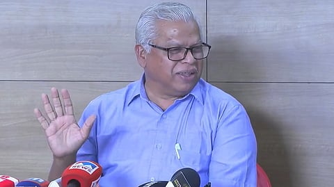 M V Jayarajan on social media
