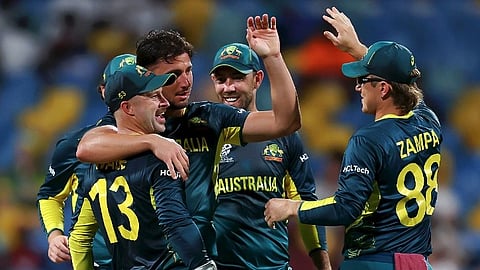 Australia win against Oman in T20 World Cup .