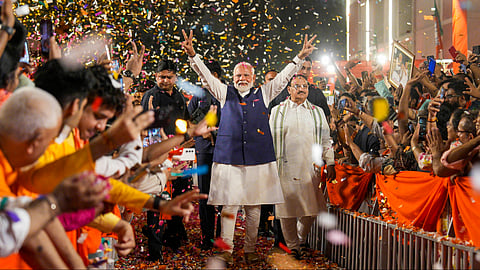 PM Modi addresses workers