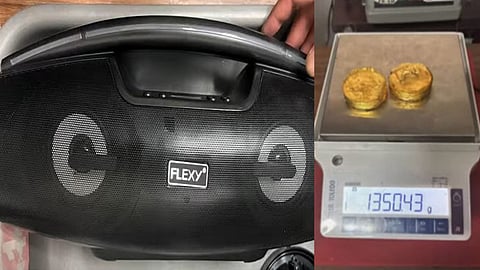 ബ്ലൂടൂത്ത് സ്പീക്കറിനുള്ളില്‍ ഒളിപ്പിച്ചു കടത്താന്‍ ശ്രമം; നെടുമ്പാശ്ശേരിയില്‍ 168 പവന്‍ സ്വര്‍ണം പിടികൂടി