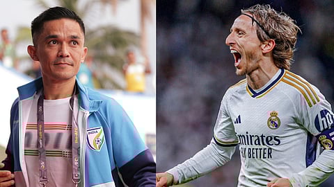 Luka Modric praises Sunil Chhetri 