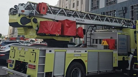 Muscat fire evacuated 80 people 