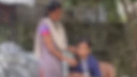 A ten-year-old girl was brutally beaten by her father in Kollam