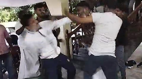 Clash in Thrissur Congress