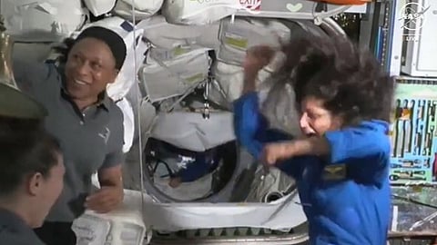 Indian-Origin Astronaut Sunita Williams Dances On Her Arrival At Space Station
