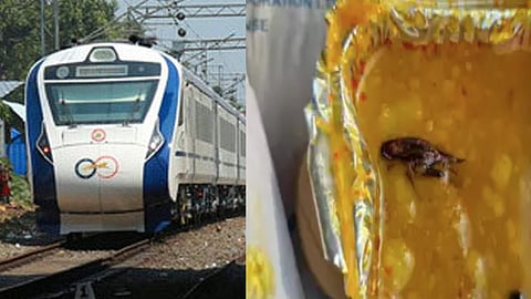 Cockroach found in Vande Bharat meal