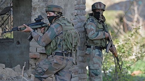 Soldier killed in J-K encounter with terrorists .