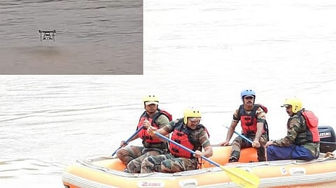 The search for Arjun was temporarily called off