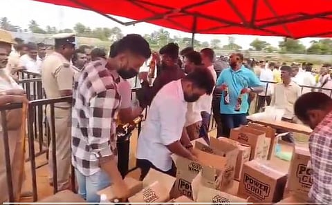 Free Liquor At BJP MP's Post-Poll Event Sparks Political Row In Karnataka