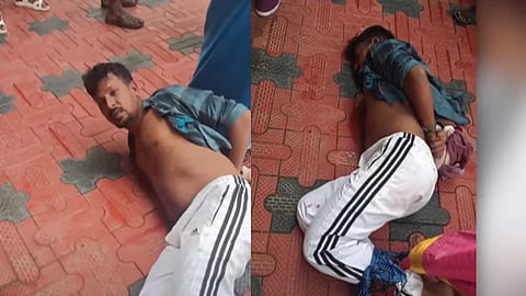 Nude video filmed and shared; The women tied up the vlogger in the middle of the road and beat him up