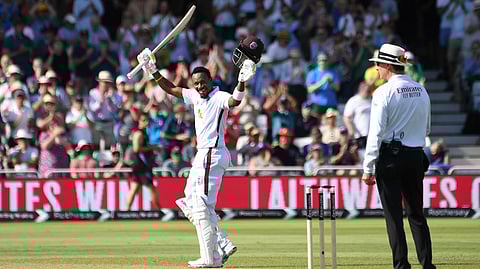 Kavem Hodge's maiden century