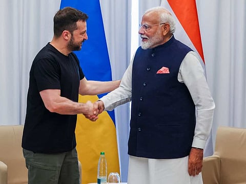 PM Modi met Zelenskyy
