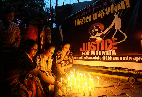 protest against the alleged rape and murder of a trainee doctor Kolkata's RG Kar Medical College
