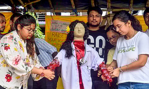 Raksha Bandhan festival protest 