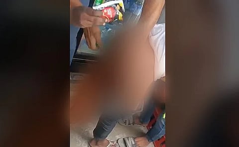 Chilli Powder Poured Into Private Parts