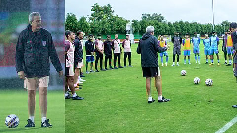 India football team back in action
