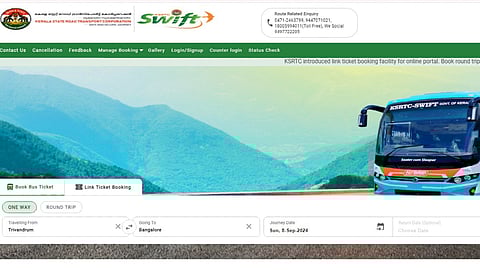 ksrtc online reservation system