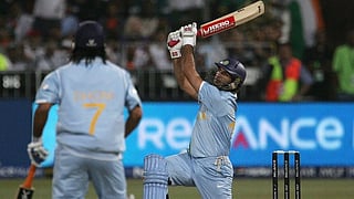 Yuvraj Singh thrashes Stuart Broad for six sixes