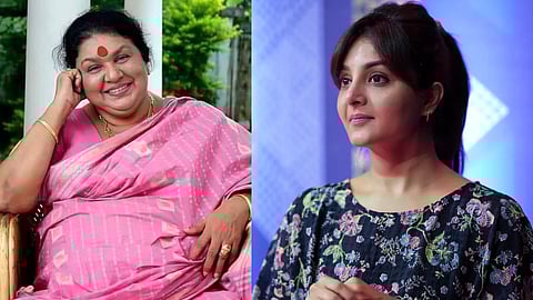 Kaviyoor Ponnamma, Manju Warrier 