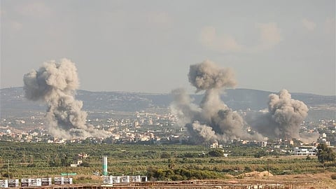 Israeli Airstrikes in Lebanon; 492 people including children were killed