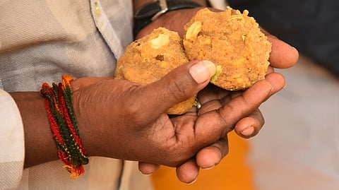 tobacco found in Tirupati laddu
