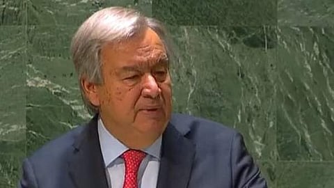 UN Secretary General Antonio Guterres