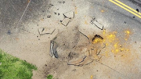  bomb explodes at a Japanese airport video