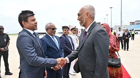 Maldives President Muizzu arrives in India on first state visit