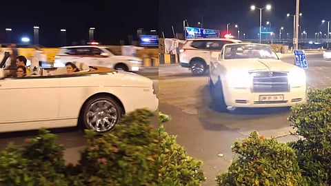 Isha and Akash Ambani with a night ride in Rolls Royce, viral video