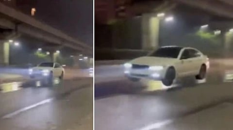 Viral video shows vehicles 'flying' on Gurugram speed bump