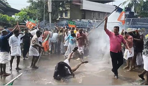 BJP PROTEST IN KANNUR