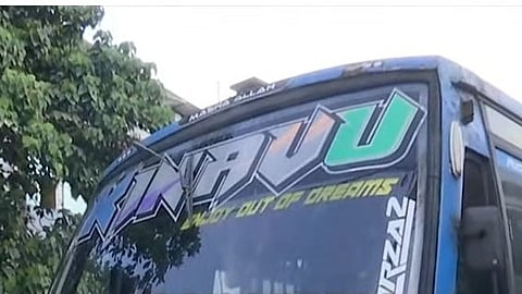 Security breach again; A private bus cross the CM's convoy