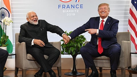 Modi calls Trump on phone
