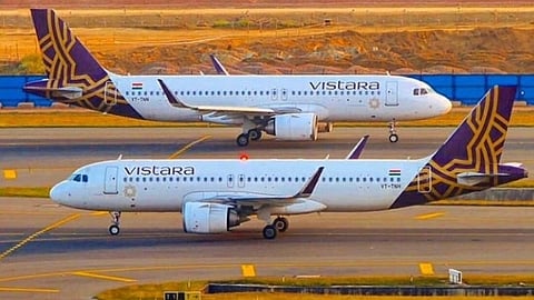 first flight of the integrated Air India-Vistara entity took off for Mumbai from Doha