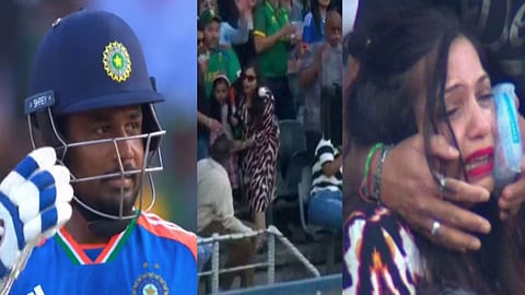 Sanju's six hits the face; Young woman crying in pain in the gallery, actor apologizes, video