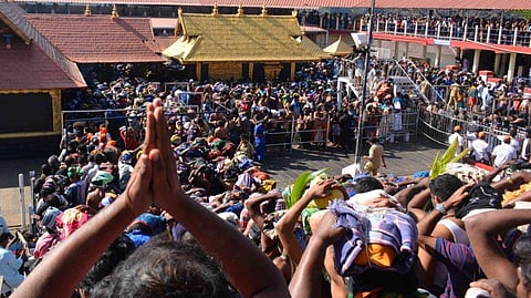 Sabarimala pilgrims trapped