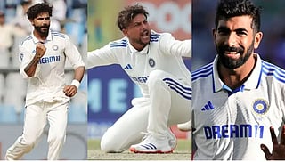 രവീന്ദ്ര ജഡേജ -കുല്‍ദീപ് യാദവ്- ജസ്പ്രീത് ബുംറ