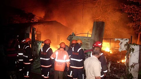 Major fire breaks out near Kochi railway station